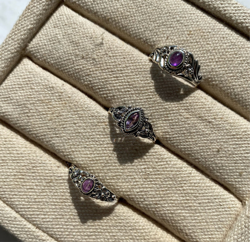 Greta Amethyst Ring