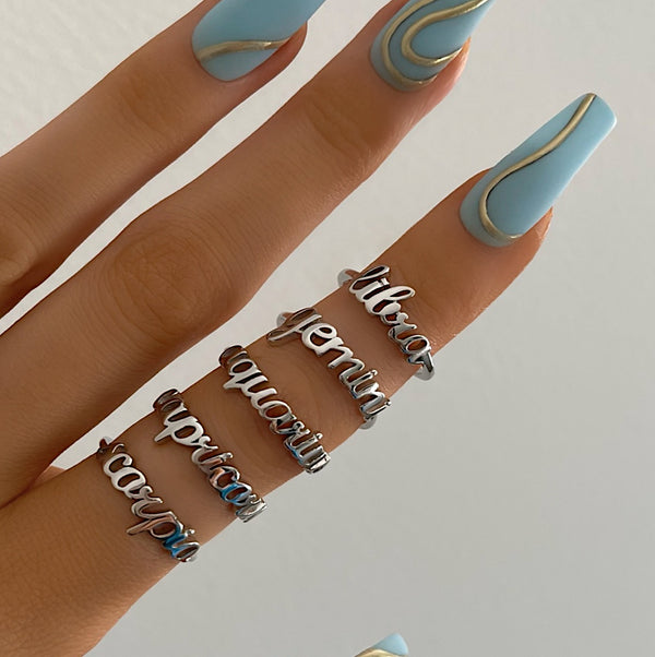 Written Gemini Ring