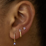 Miley Stud Earrings - Gold